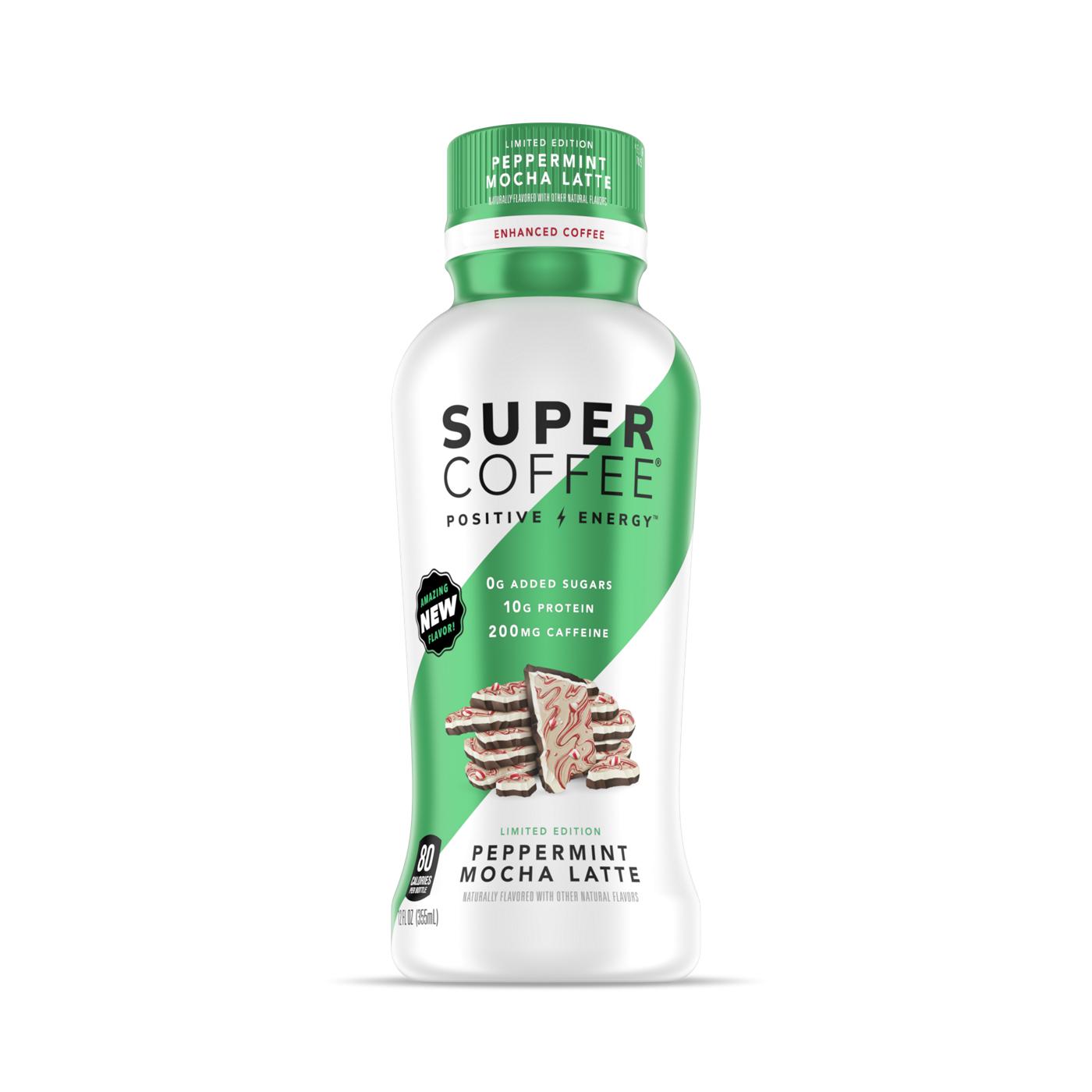 Super Coffee Enhanced Coffee Drink - Peppermint Mocha Latte; image 1 of 3