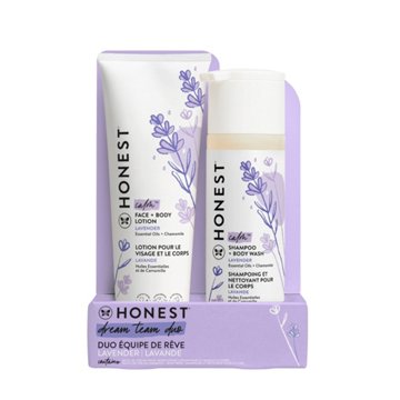 The Honest Company Calm Shampoo & Body Wash + Lotion Duo - Lavender