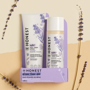 The Honest Company Calm Shampoo & Body Wash + Lotion Duo - Lavender