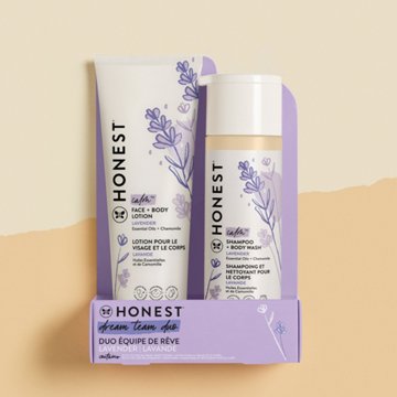 The Honest Company Calm Shampoo & Body Wash + Lotion Duo - Lavender