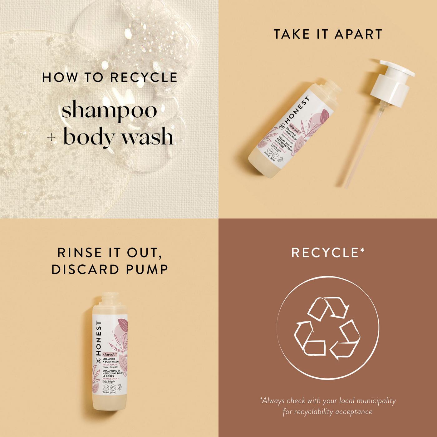 The Honest Company Gently Nourishing Sweet Almond Shampoo + Body