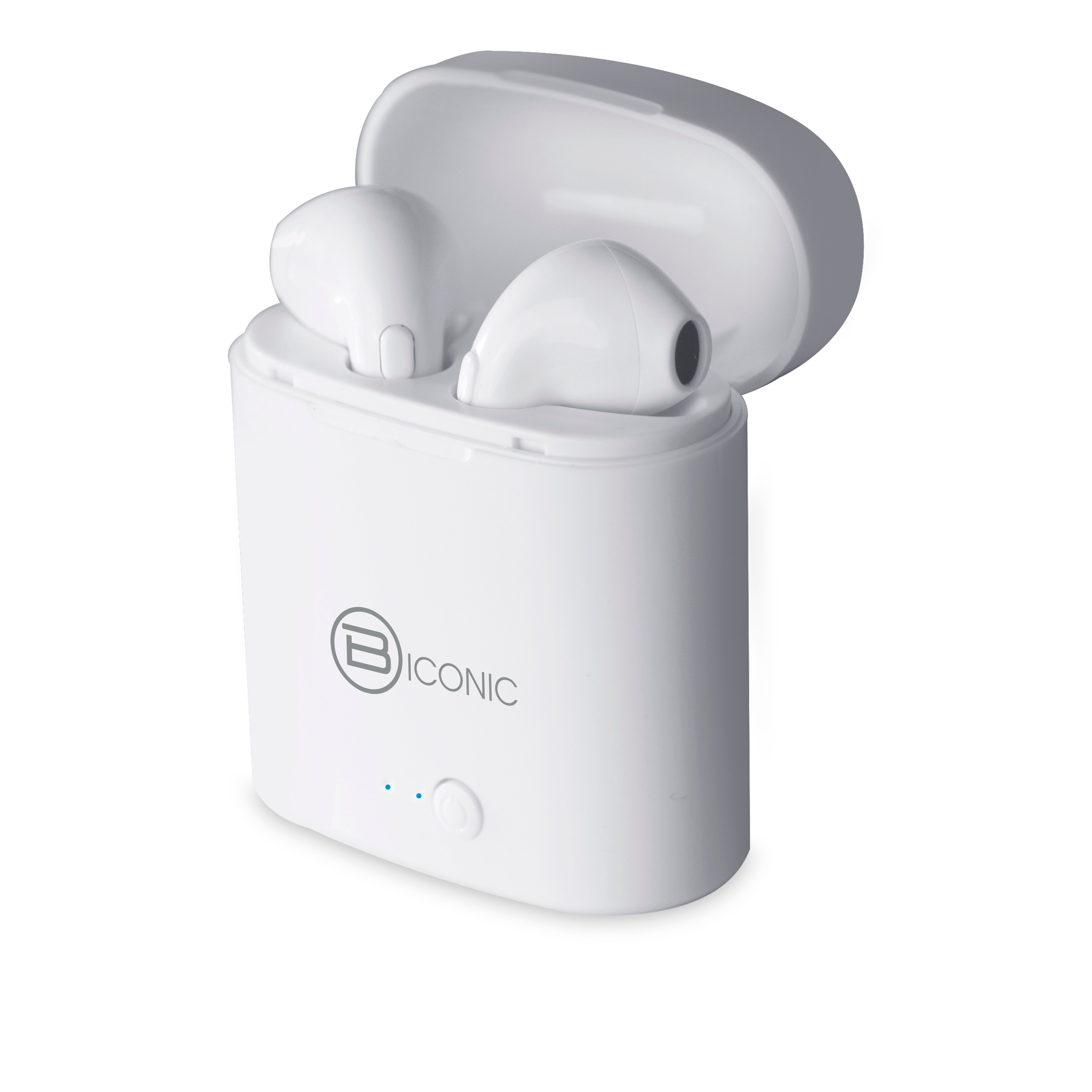 Biconic True Wireless White Earbuds With Charging Case - Shop ...