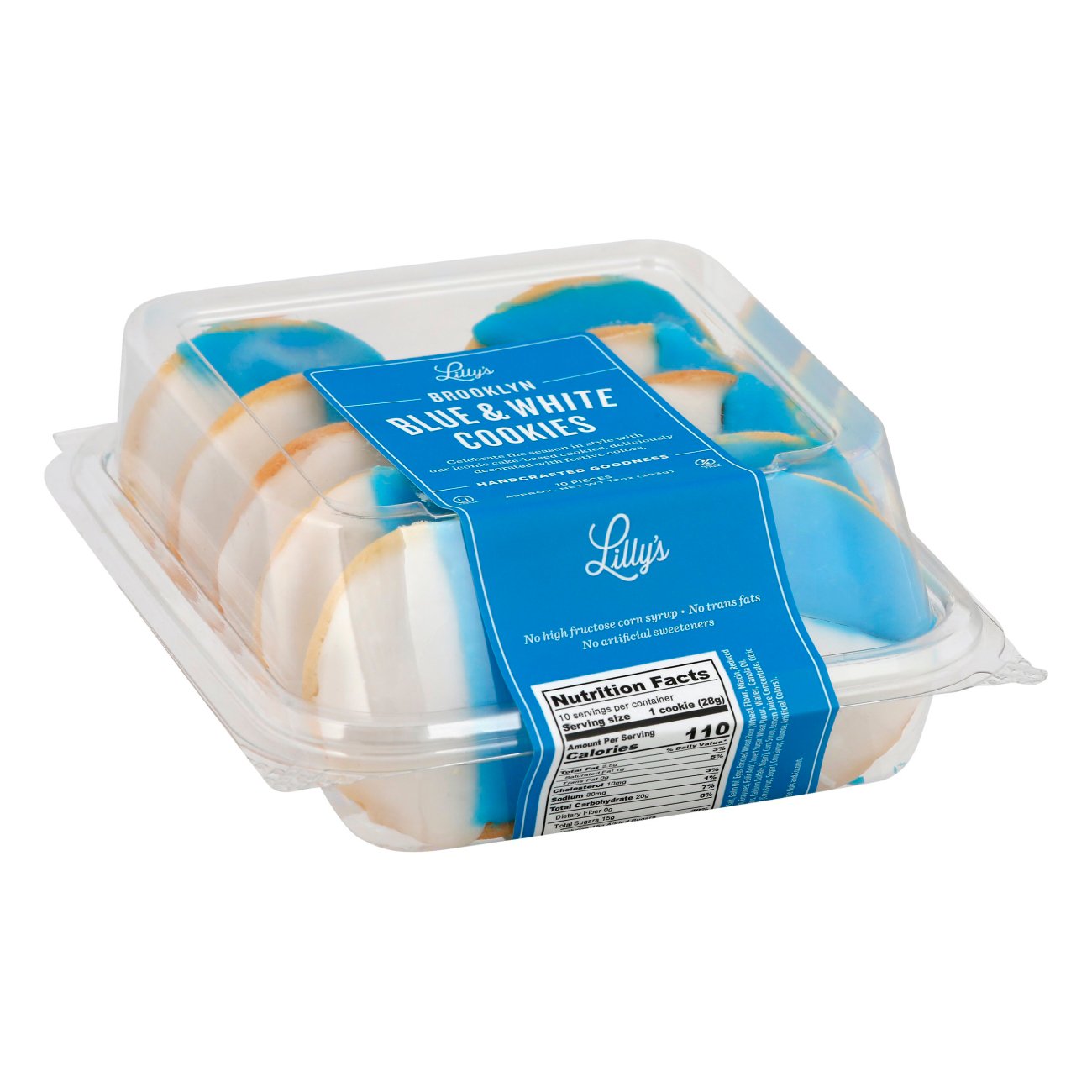 Lilly's Baking Company Hanukkah Blue & White Cookies Shop Cookies at