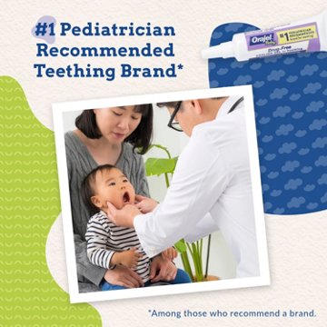 Baby Orajel Non-Medicated Cooling Gel for Teething Nighttime, 0.18 oz