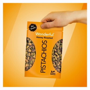 Wonderful No Shell Pistachios - Honey Roasted