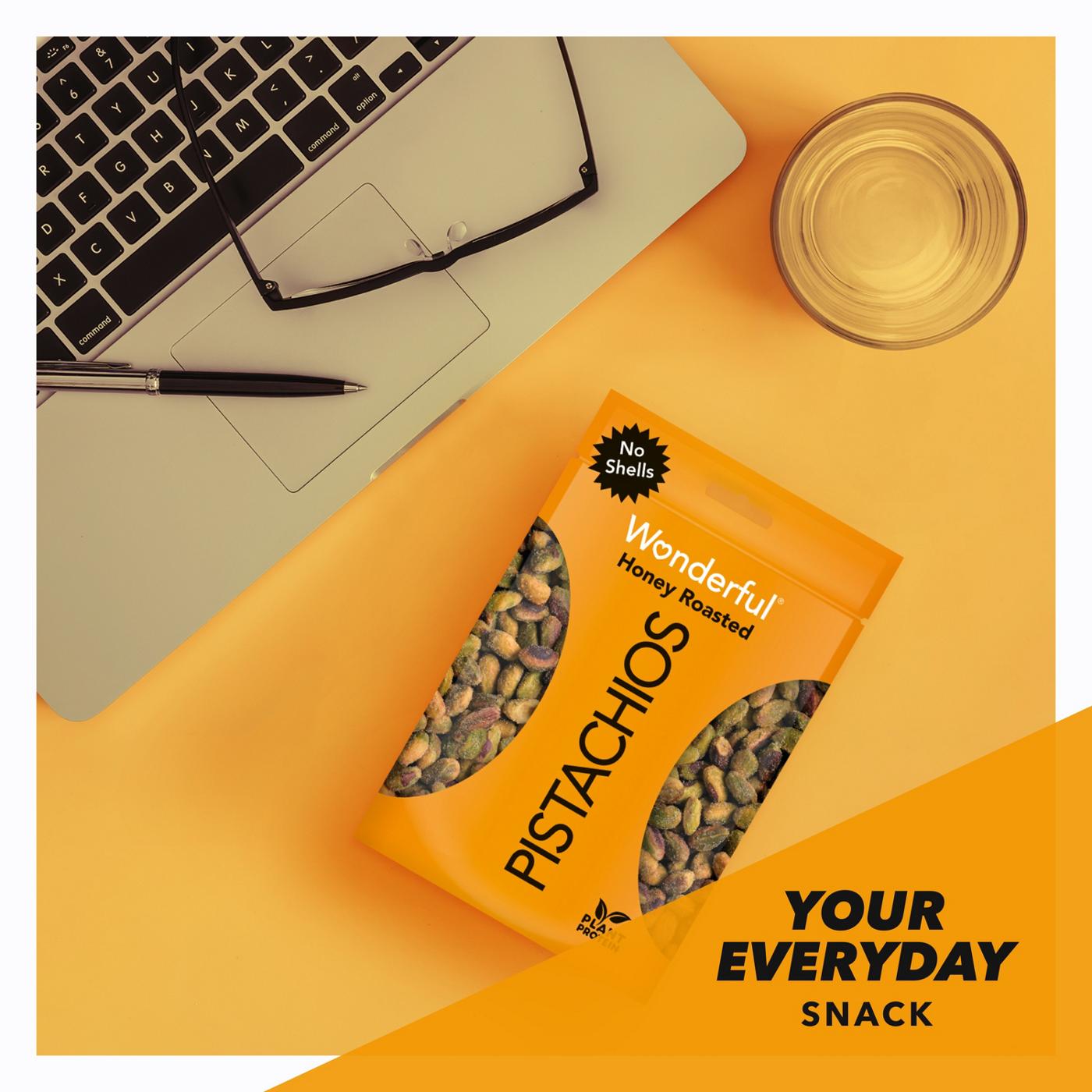 Wonderful No Shell Pistachios - Honey Roasted; image 3 of 5