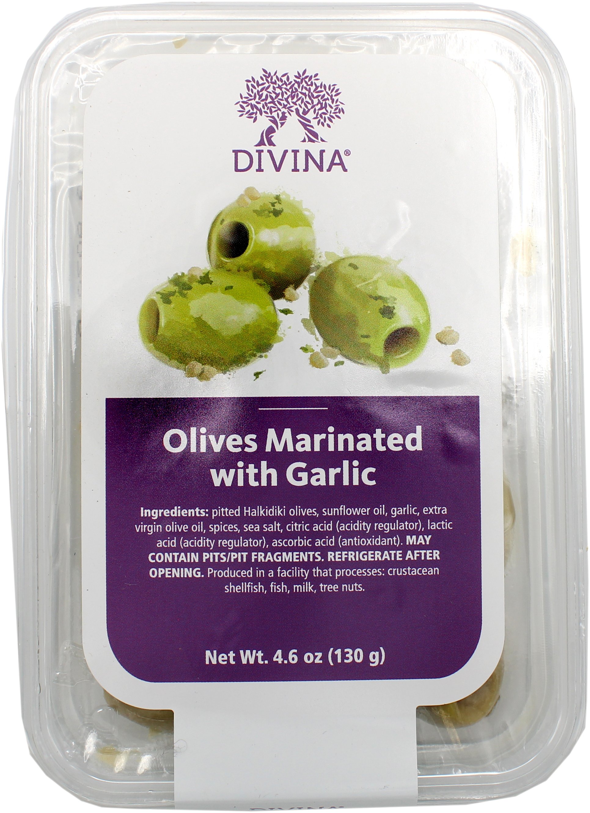Divina Olives Garlic Marinated Shop Canned & Dried Food at HEB