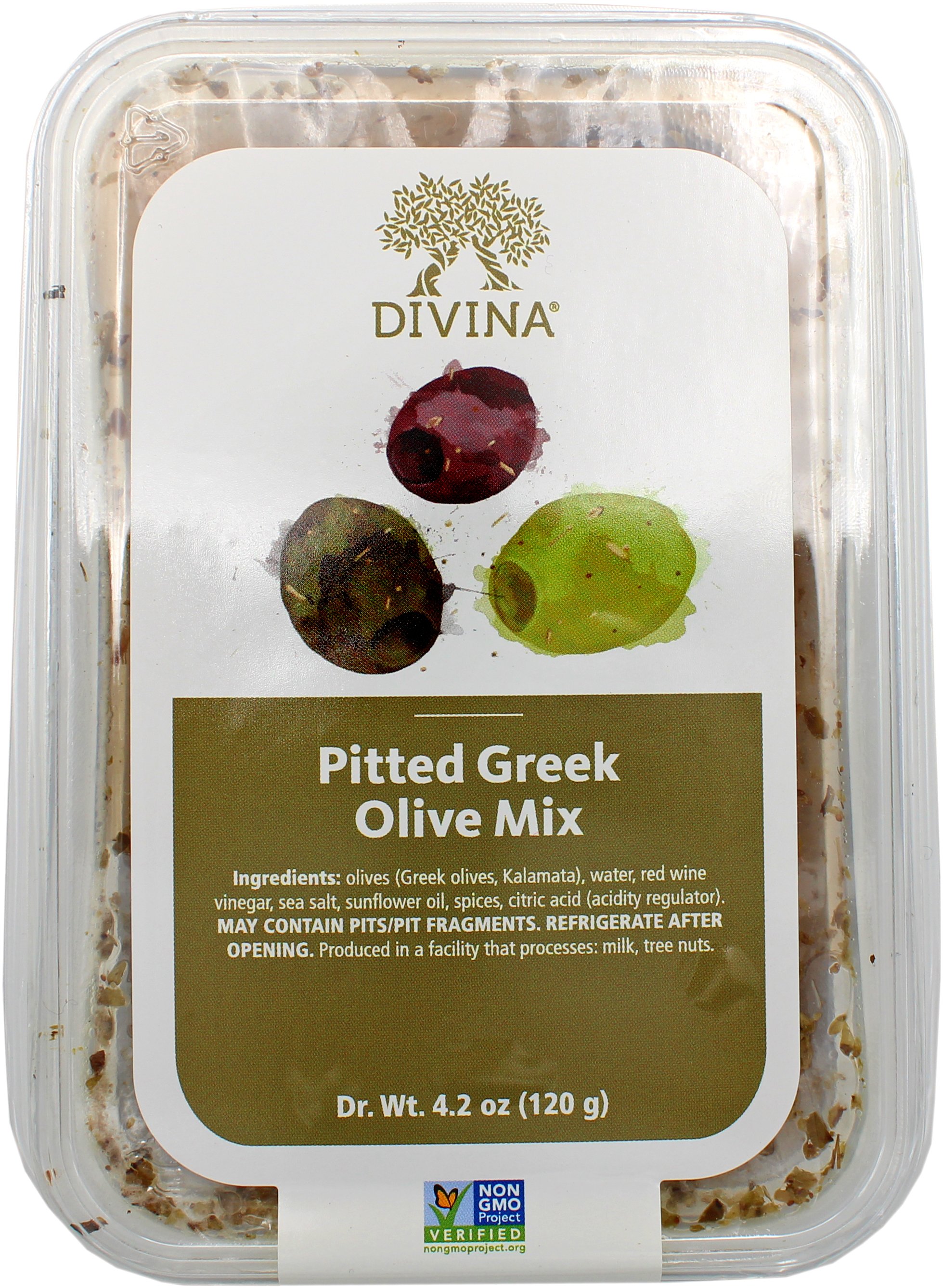 Divina Pitted Greek Olives Mix Shop Olives at HEB