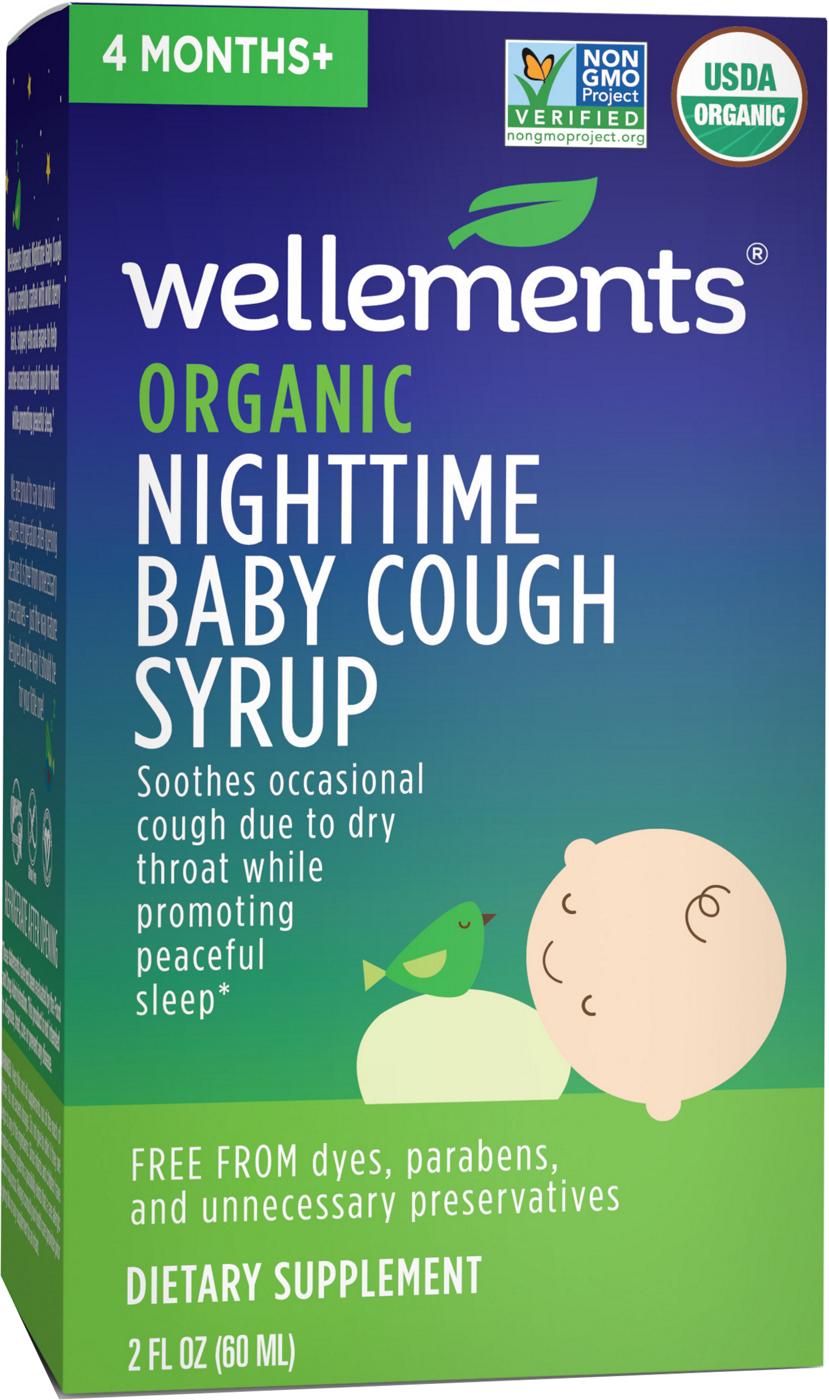 Wellements Organic Nighttime Baby Cough & Mucus; image 1 of 2