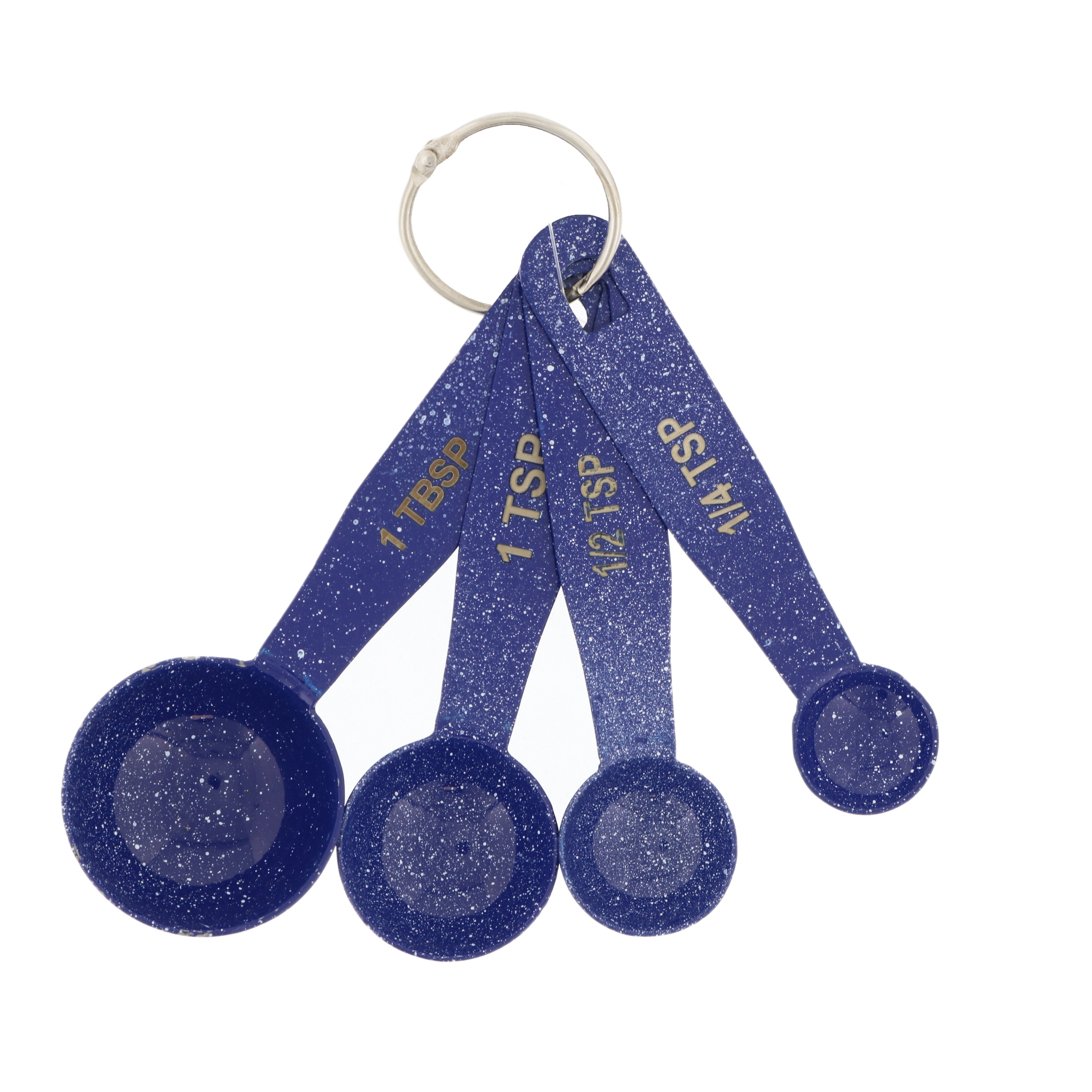 Cocinaware Cobalt Speckled Measuring Spoons Shop Utensils & Gadgets