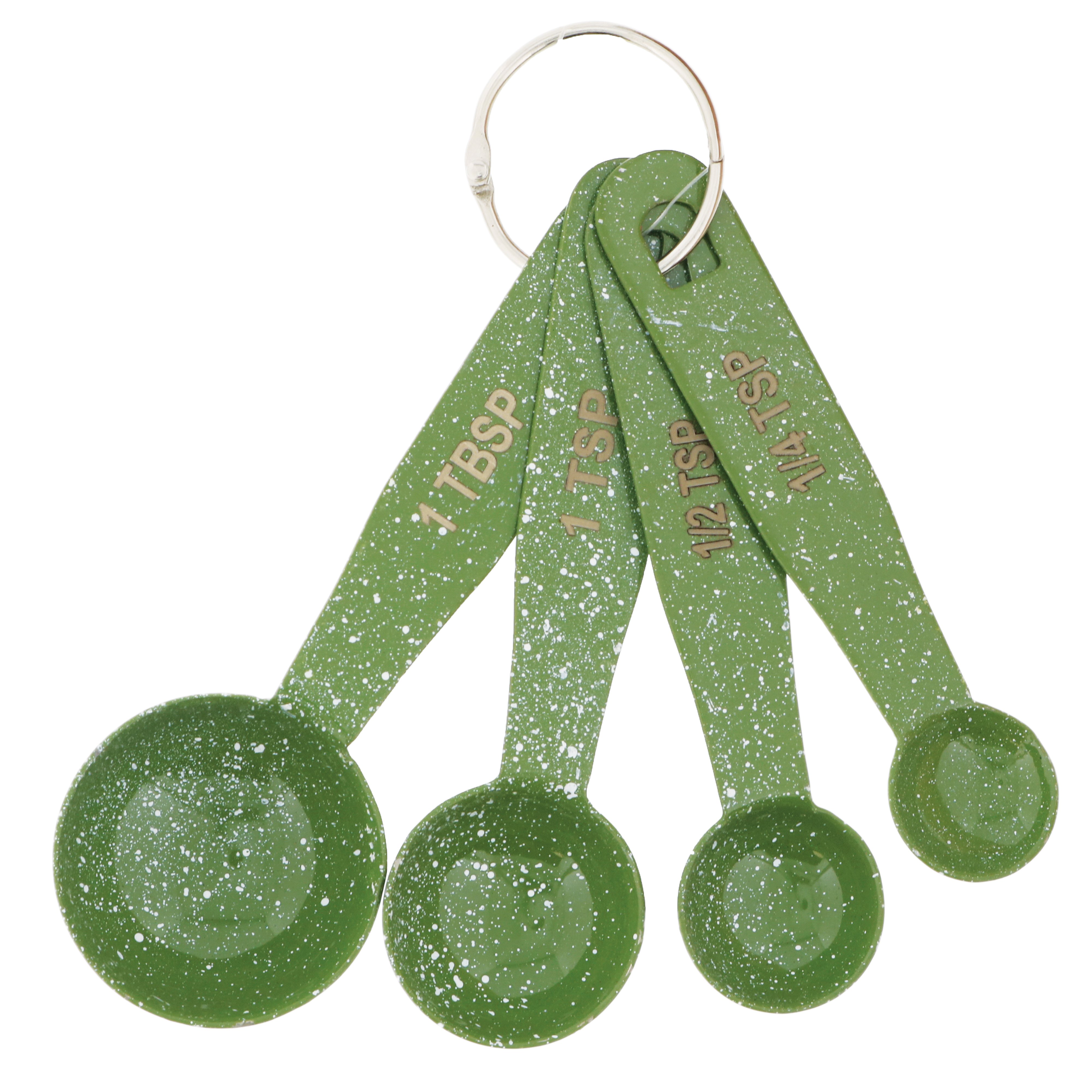 Cocinaware Green Speckled Measuring Spoons Shop Utensils & Gadgets at