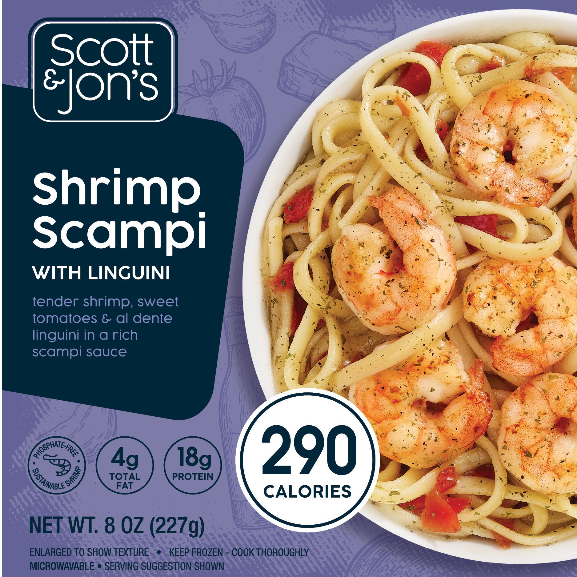 Scott & Jon's Shrimp Scampi Pasta Bowl Shop Entrees & sides at HEB