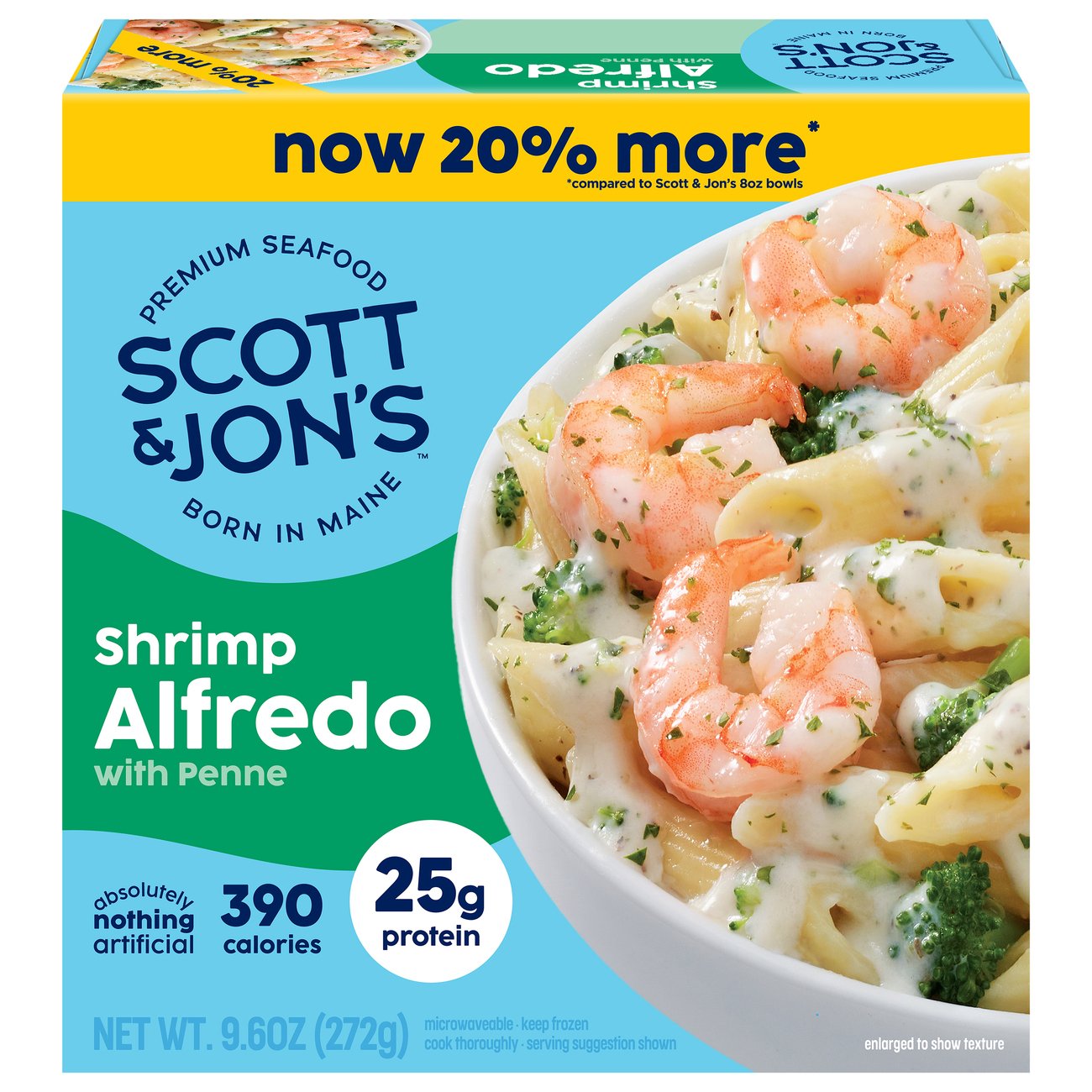 Scott & Jon's Shrimp Alfredo Pasta Bowl - Shop Entrees & sides at H-E-B