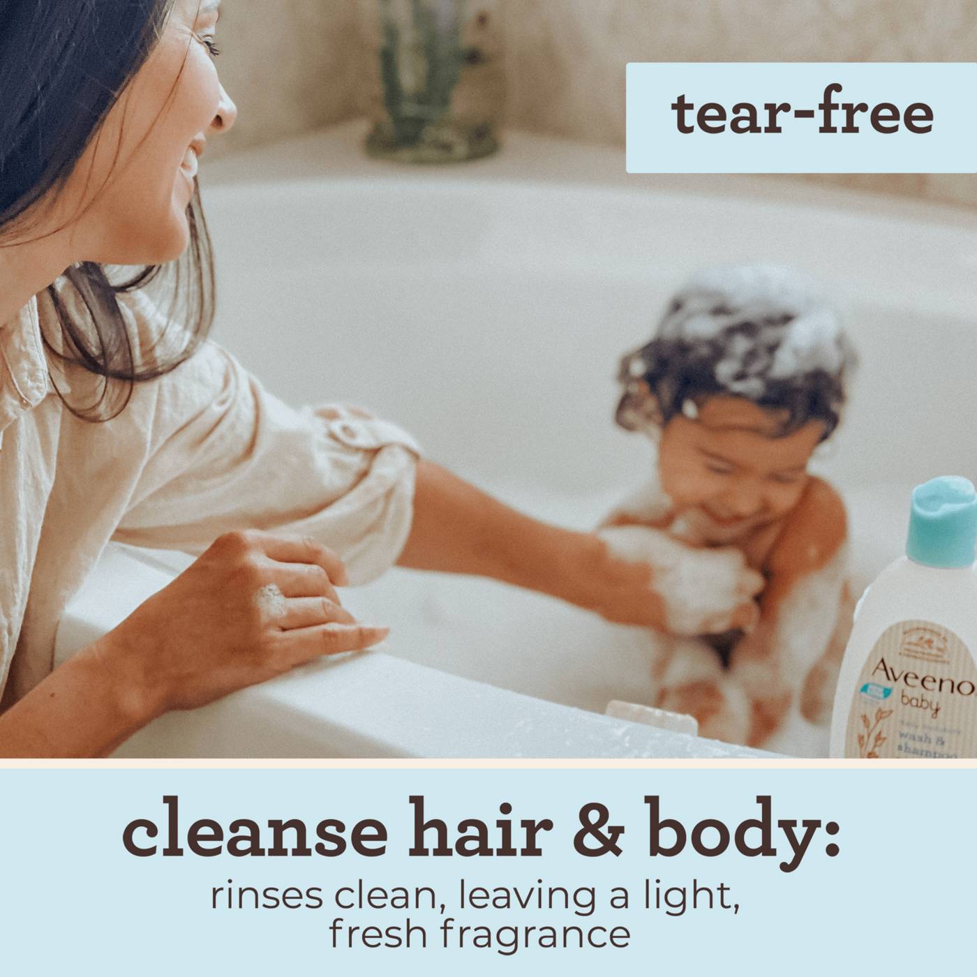 Aveeno Baby Daily Moisture Wash & Shampoo; image 7 of 7