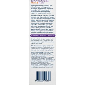 CeraVe Skin Renewing Vitamin C Serum, 1 oz