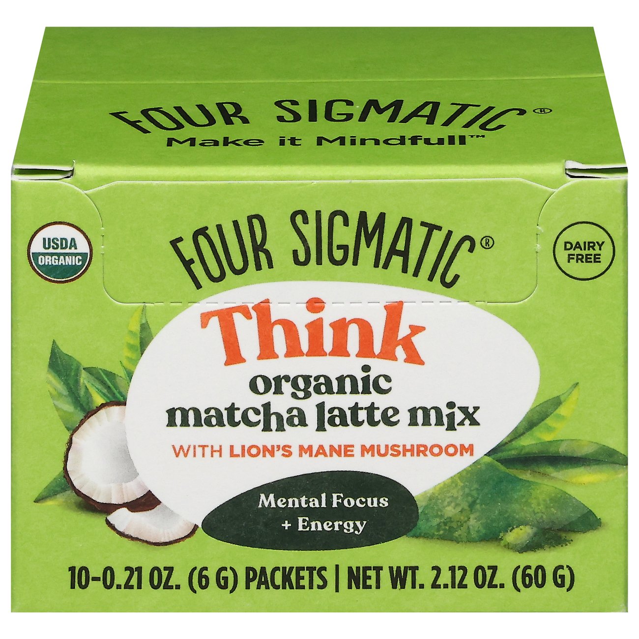 Four Sigmatic Think Organic Matcha Latte Mix Shop Tea at HEB