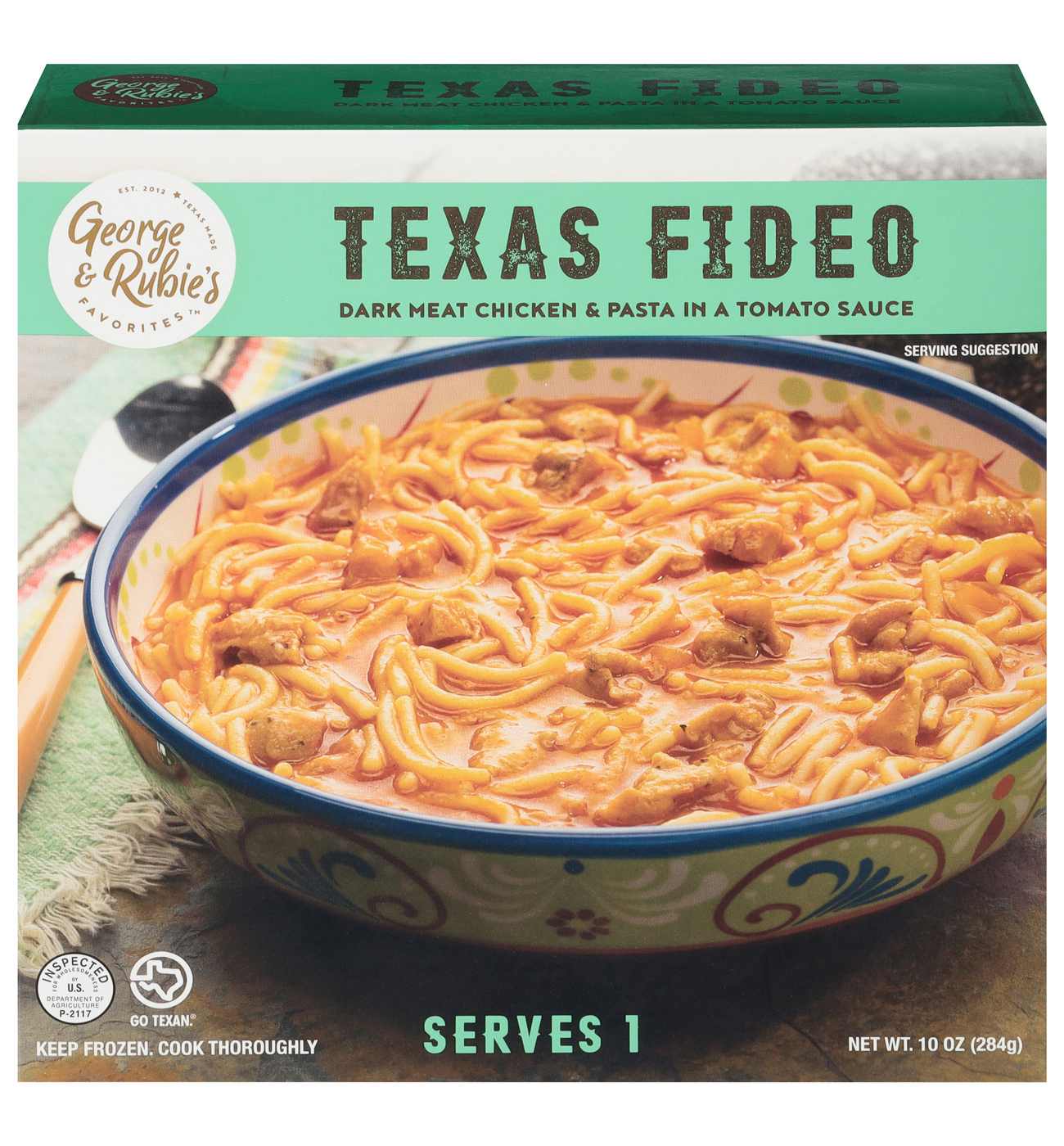 George & Rubie's Favorites Chicken Texas Fideo Frozen Meal; image 1 of 2