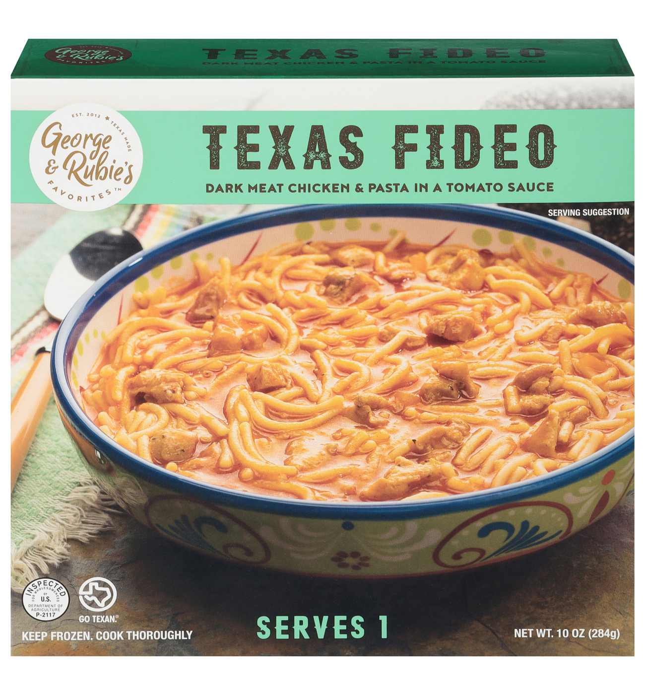 & Rubie's Favorites Chicken Texas Fideo Frozen Meal Shop