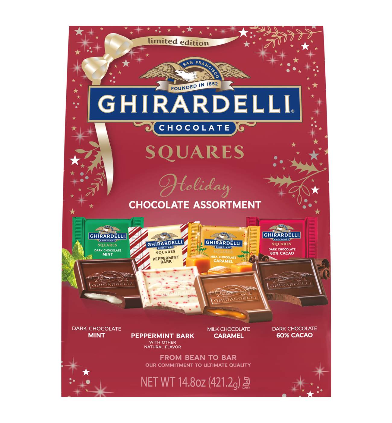 Ghirardelli Chocolate Assortement Holiday Squares; image 1 of 5