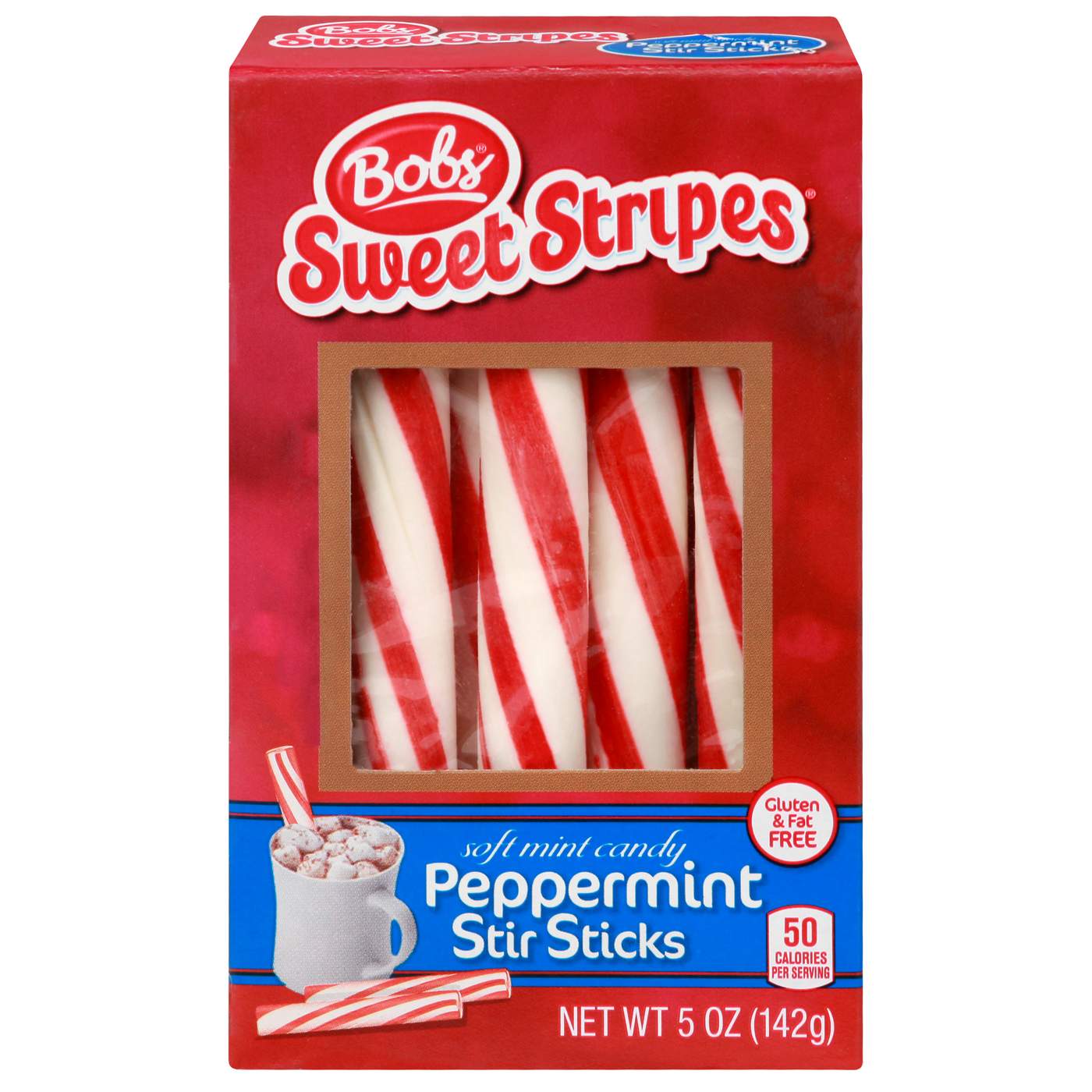 Bobs Sweet Stripes Peppermint Stir Sticks; image 1 of 2