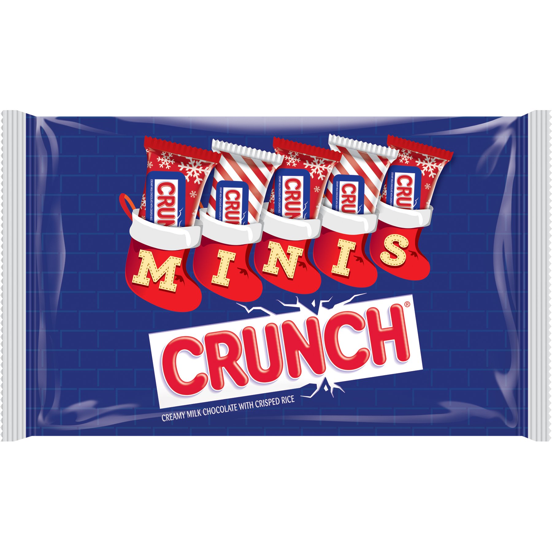 Crunch Minis Milk Chocolate & Crisped Rice Holiday Candy Bars Shop