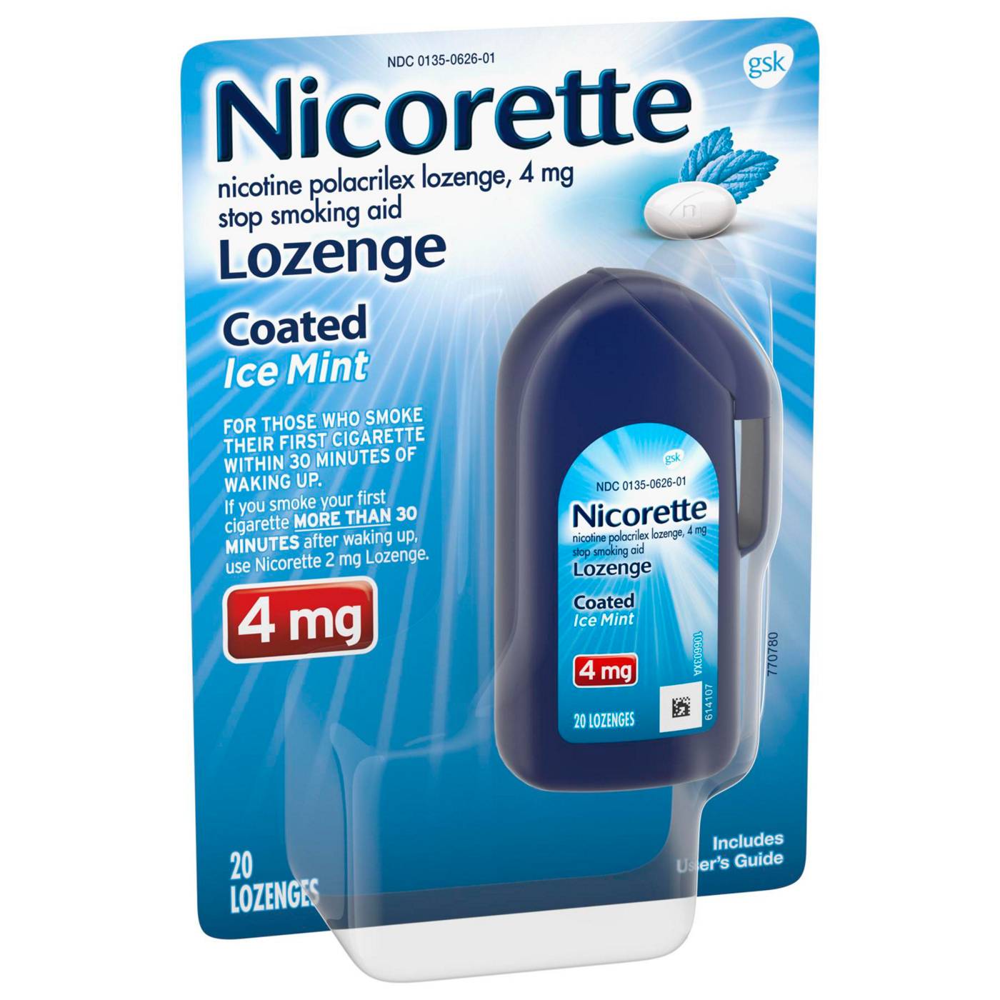 Nicorette Lozenge Coated Ice Mint 4 Mg; image 8 of 9