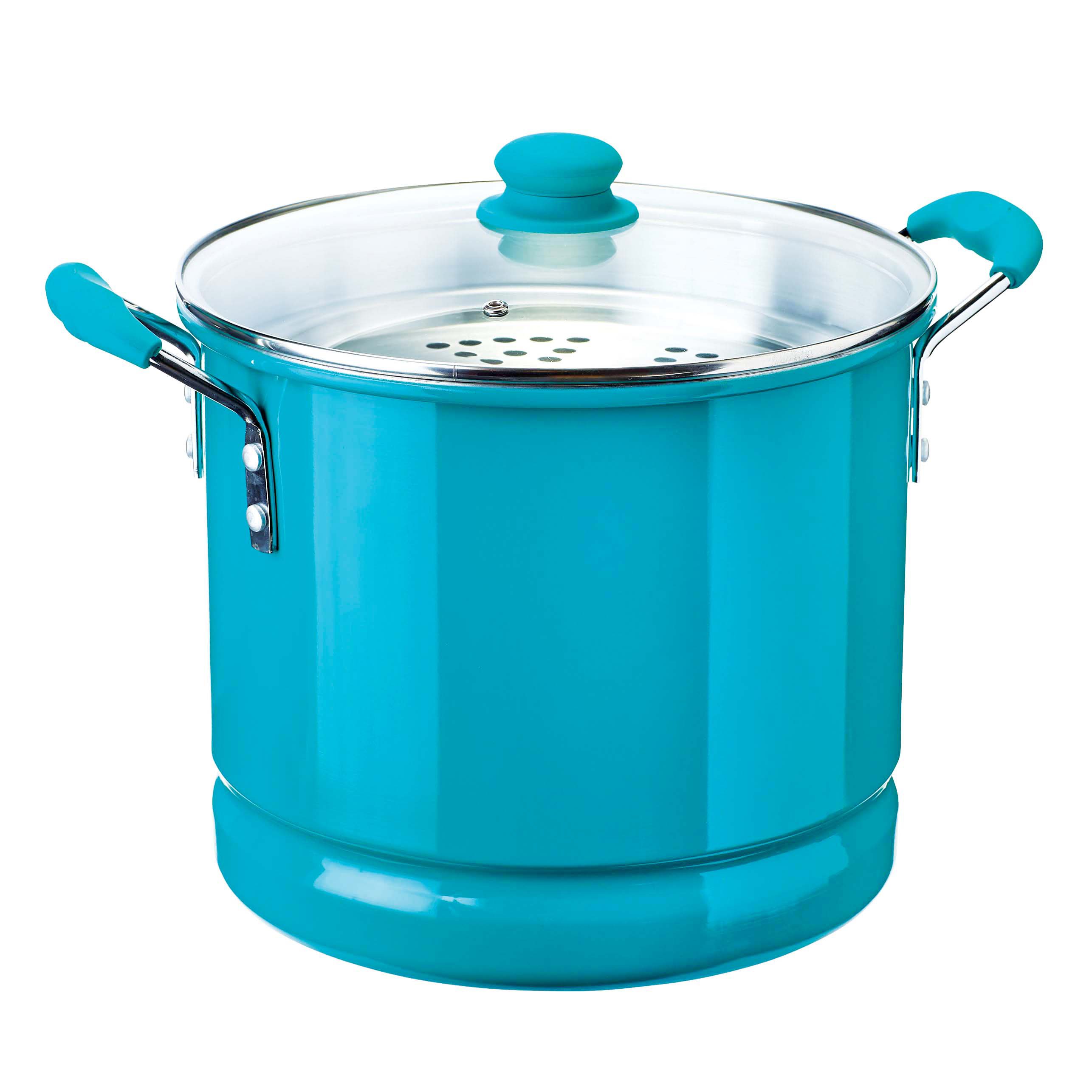Imusa Tamale/Seafood Steamer with Lid & Insert - Shop Stock Pots & Sauce  Pans at H-E-B