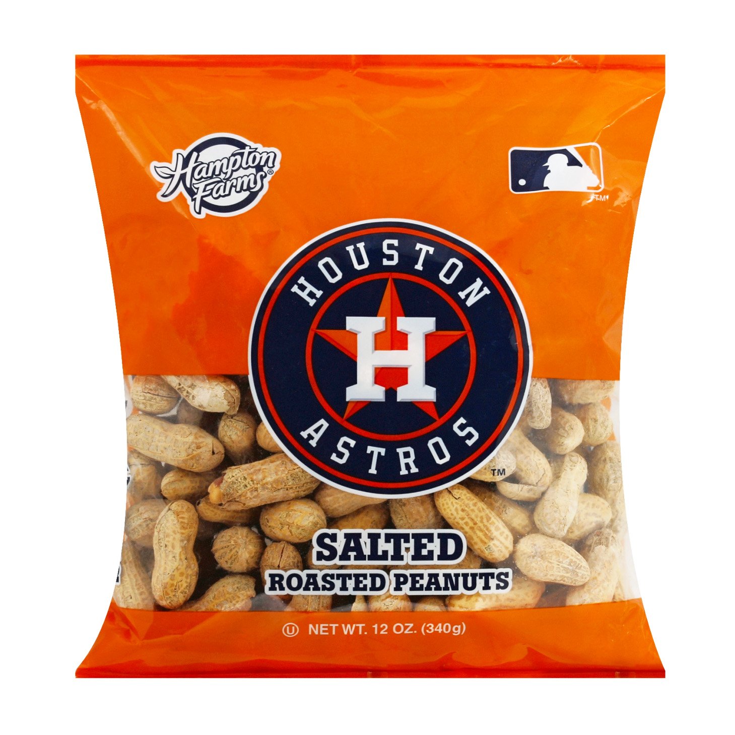 Hampton Farms Astros Roasted Salted Inshell Peanuts Shop Nuts & Seeds at HEB