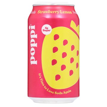 poppi Prebiotic Soda - Strawberry Lemon