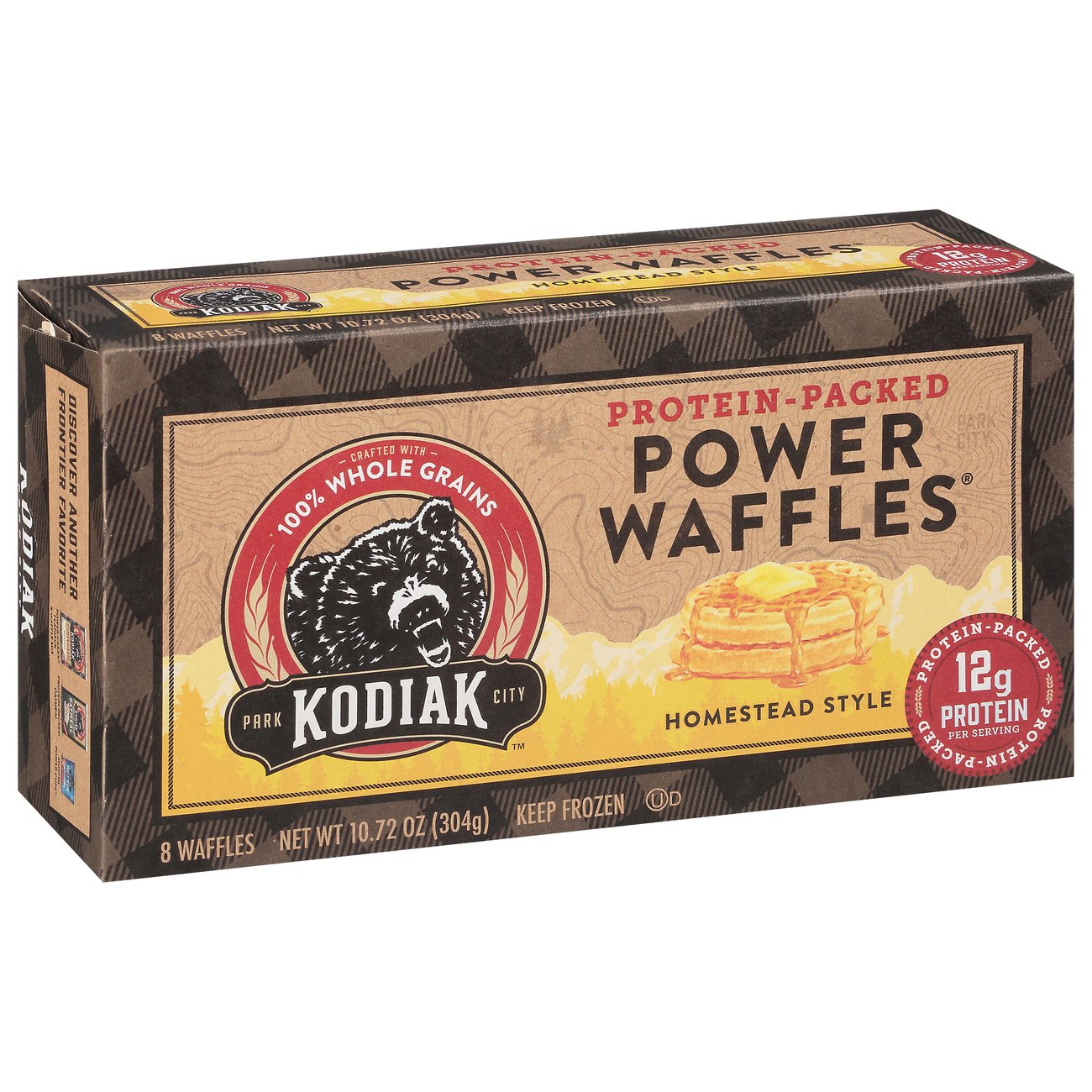Kodiak Cakes Homestyle Power Waffles Shop Entrees & sides at HEB