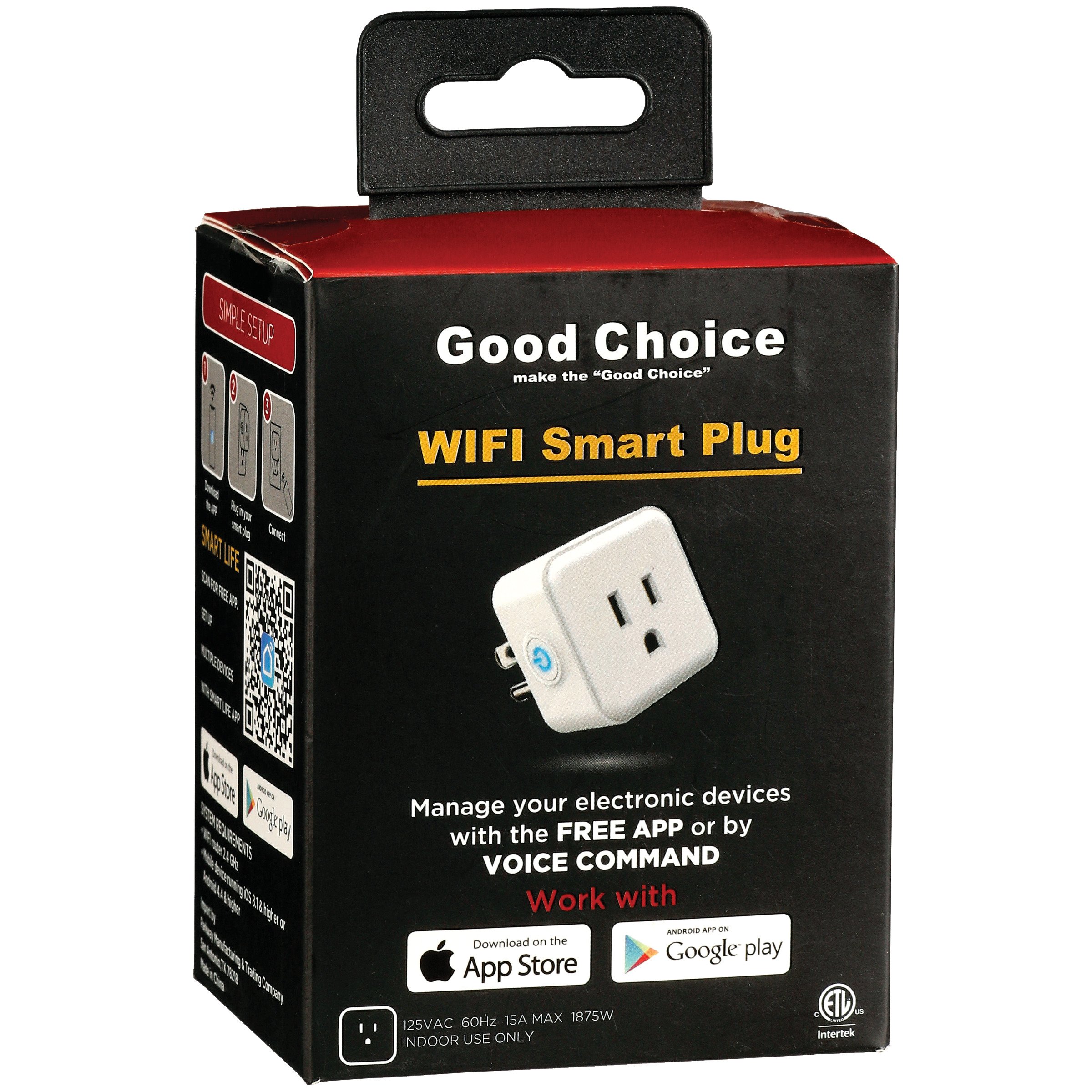 Good Choice Smart Wi-Fi 1-Outlet Plug - Shop Smart home accessories at ...