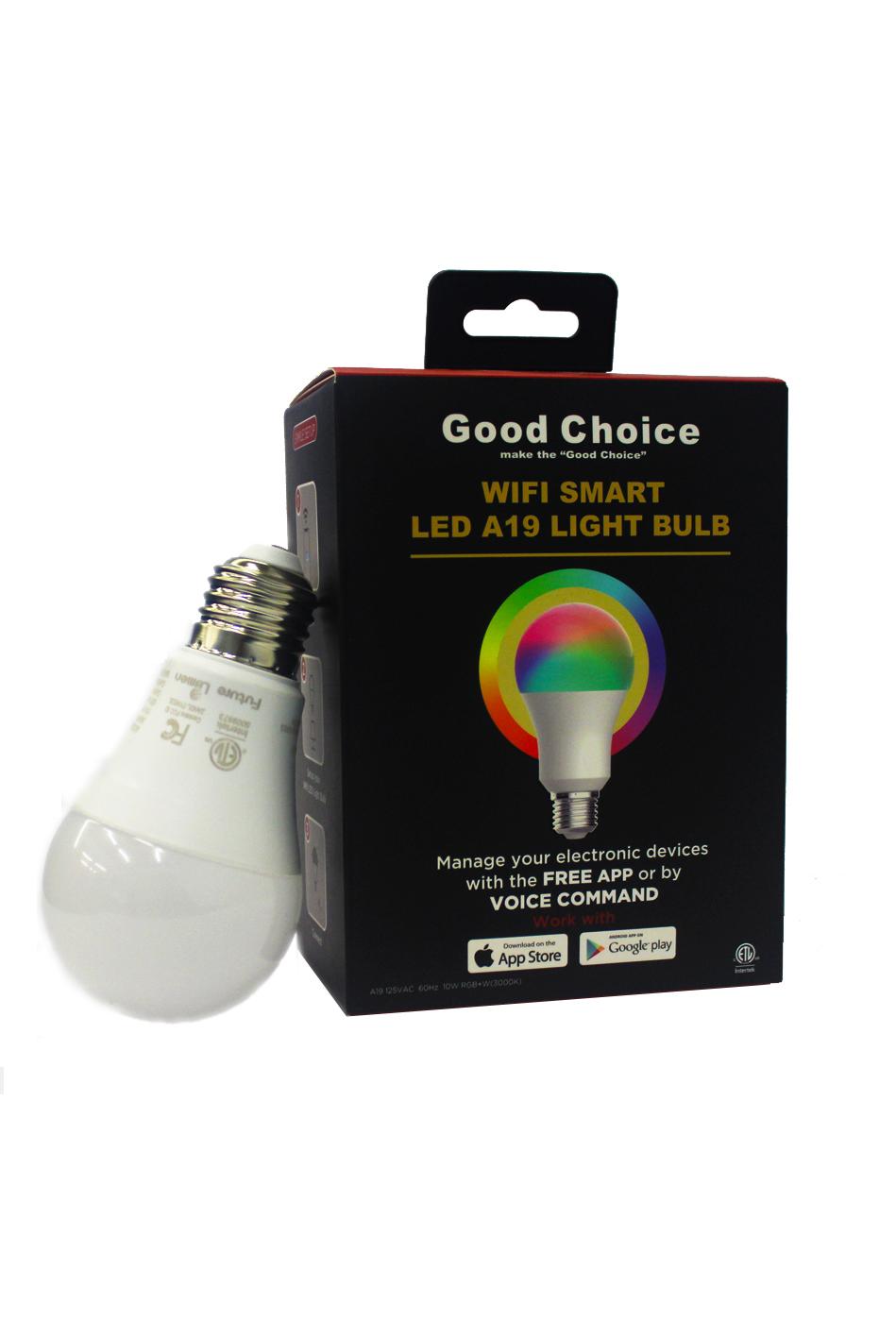 Good Choice Multi-Color Smart Wi-Fi LED A19 Light Bulb; image 2 of 2