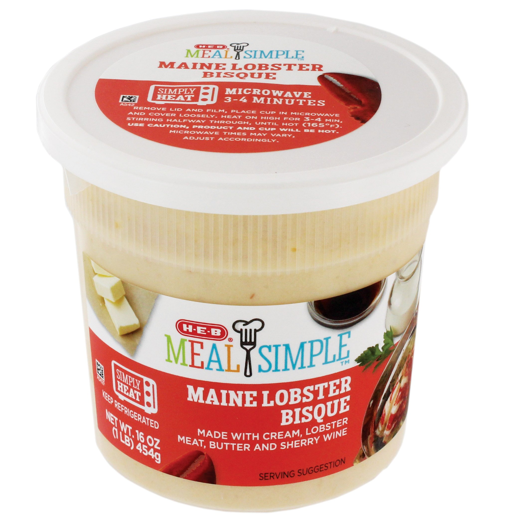 Meal Simple By H-E-B Maine Lobster Bisque Soup - Shop Soup At H-E-B