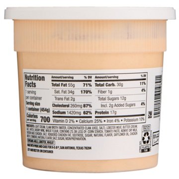 Meal Simple by H-E-B Maine Lobster Bisque Soup, 16 oz