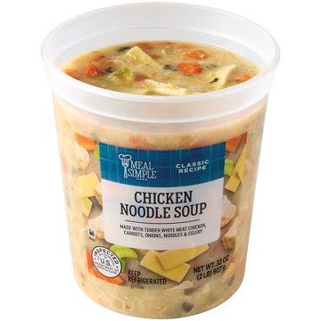 Meal Simple by H-E-B Chicken Noodle Soup - Family Size, 32 oz