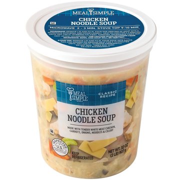 Meal Simple by H-E-B Chicken Noodle Soup - Family Size, 32 oz