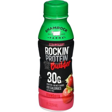 Shamrock Farms Rockin' Protein Builder Strawberry Shake