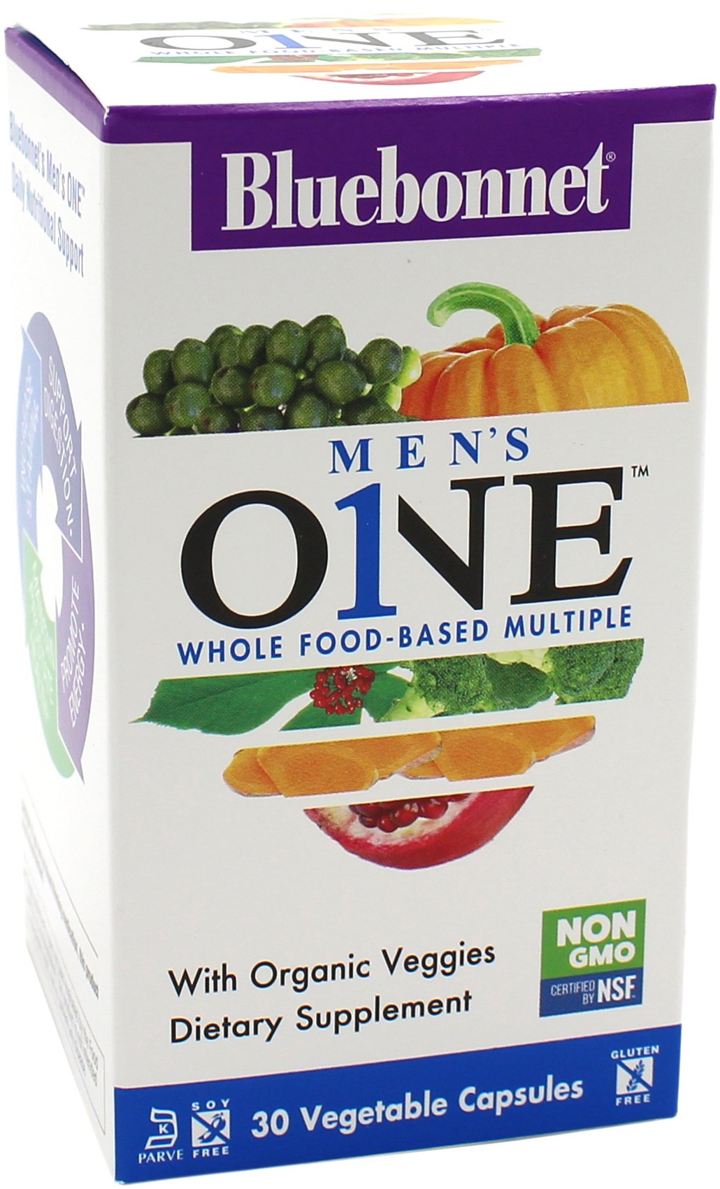 Bluebonnet Men's One Multivitamin, 30 ct