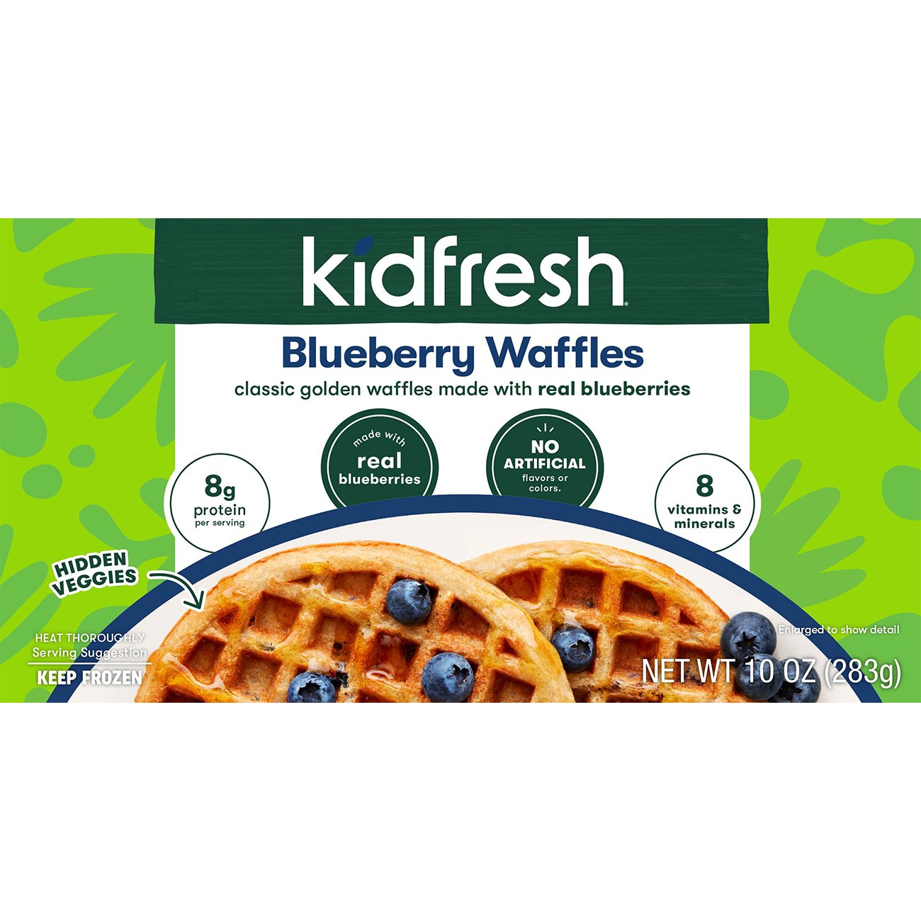 Kidfresh Blueberry Waffles Shop Entrees & Sides at HEB