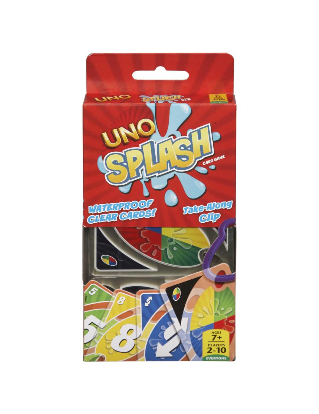 Uno Splash Edition Card Game; image 1 of 3