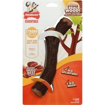 Nylabone Essentials Strong Chew Hickory Smoked Beef Flavor Extra Large Dog Toy, EACH