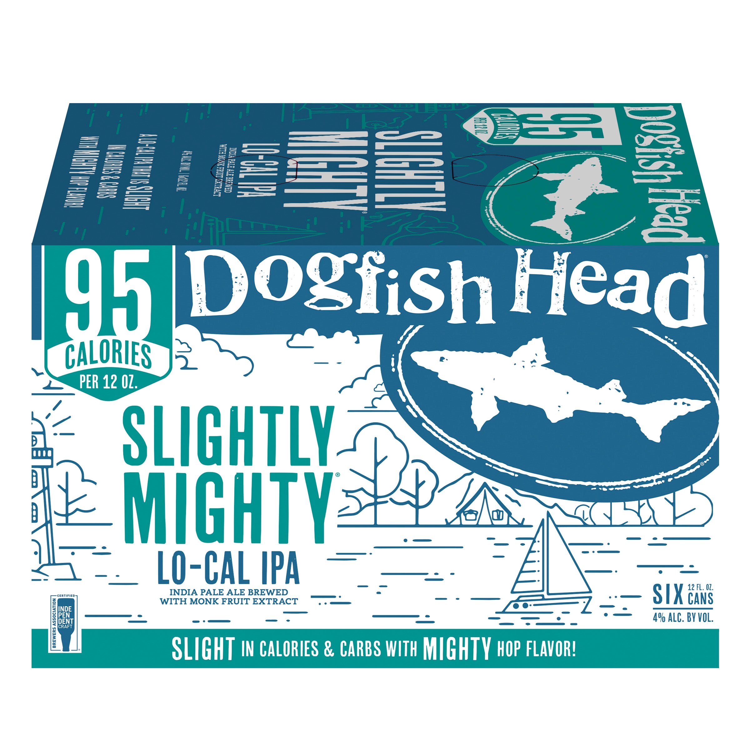 Dogfish Head Slightly Mighty LoCal IPA Beer 12 oz Cans Shop Beer at