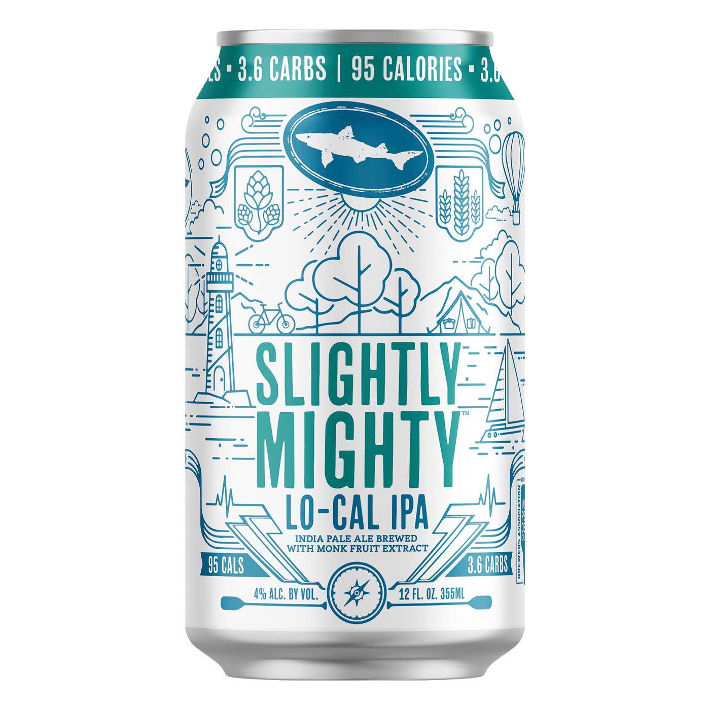 Dogfish Head Slightly Mighty Lo-Cal IPA Beer 12 oz Cans; image 2 of 3