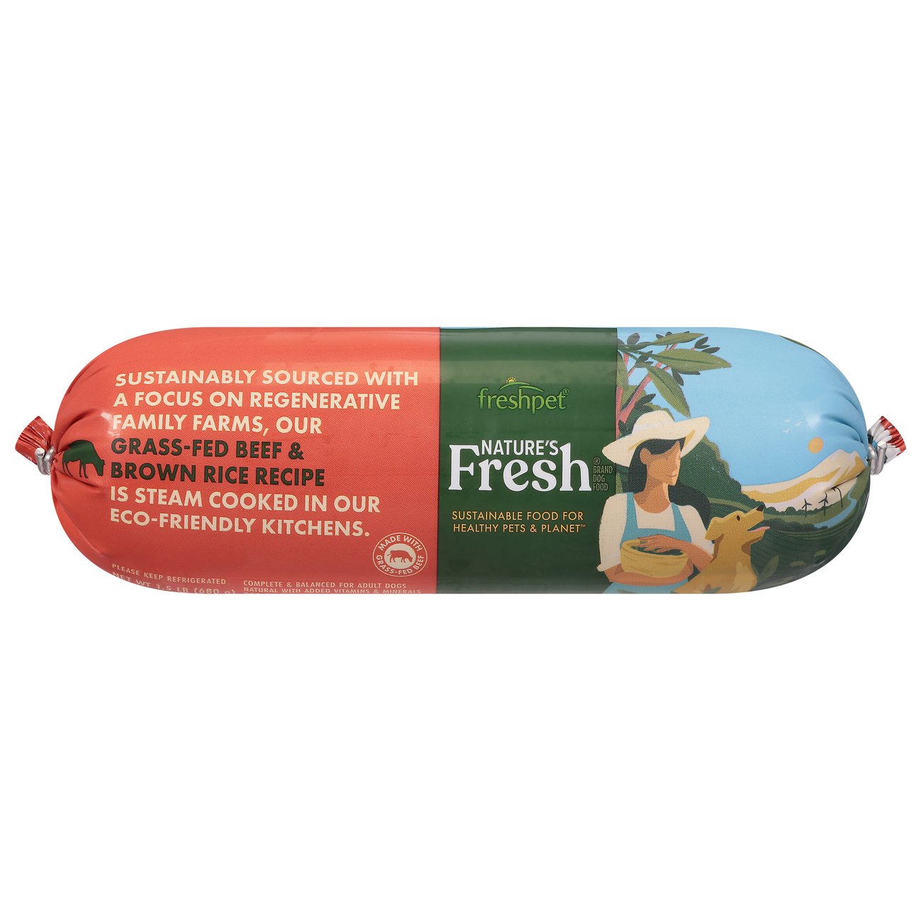 Freshpet Nature's Fresh Beef Recipe Roll Wet Dog Food Shop Dogs at HEB