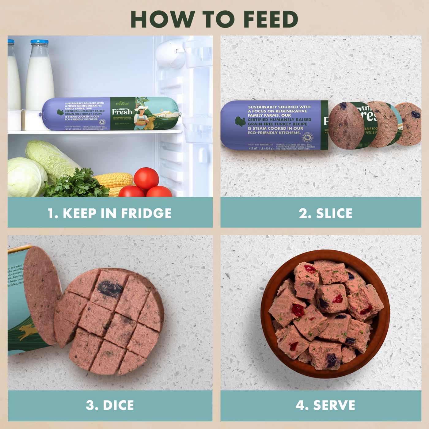 Freshpet Nature's Fresh Healthy & Natural Dog Food - Fresh Certified Humanely Raised Chicken & Brown Rice Recipe Roll; image 3 of 10