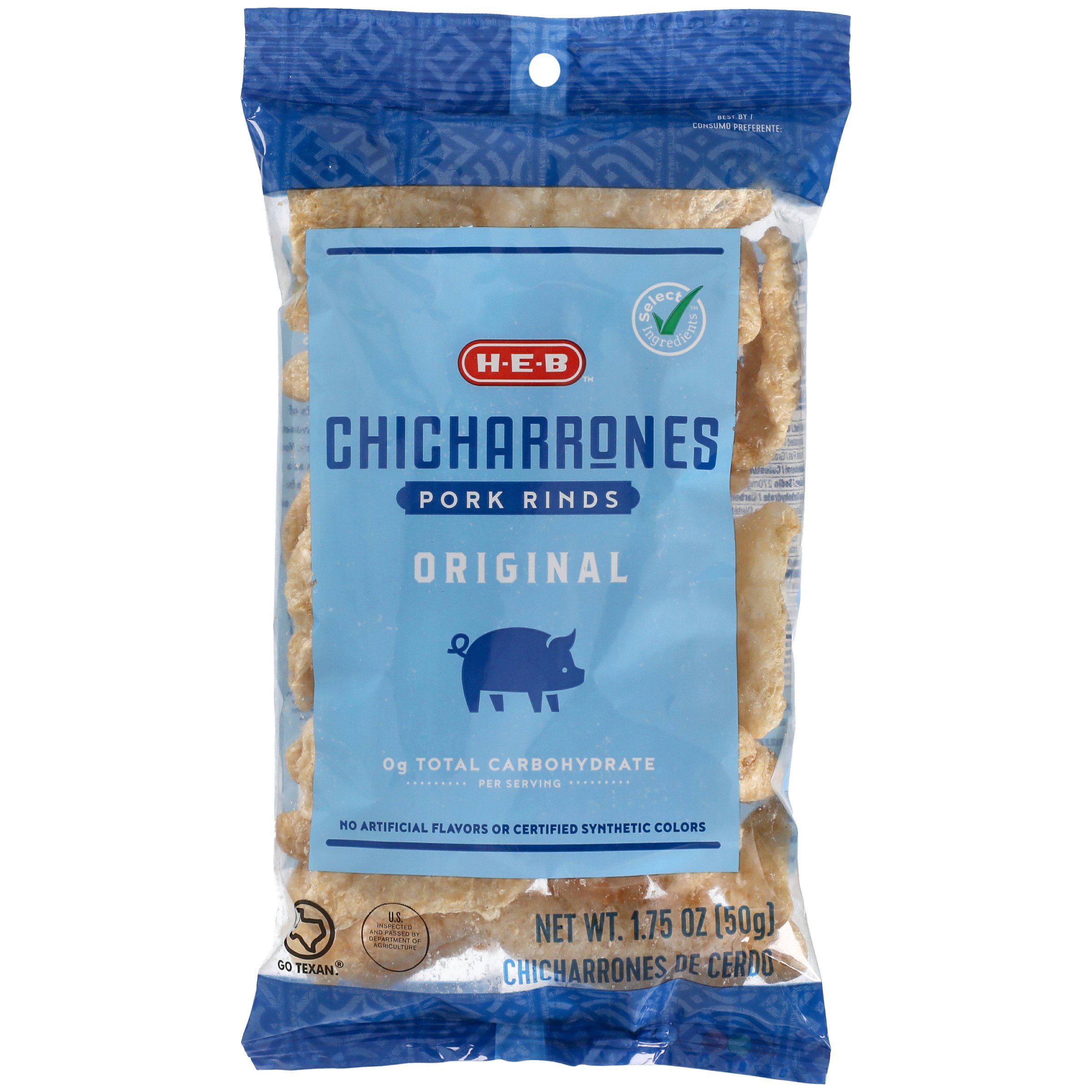 HEB Original Chicharrones Pork Rinds Shop Chips at HEB