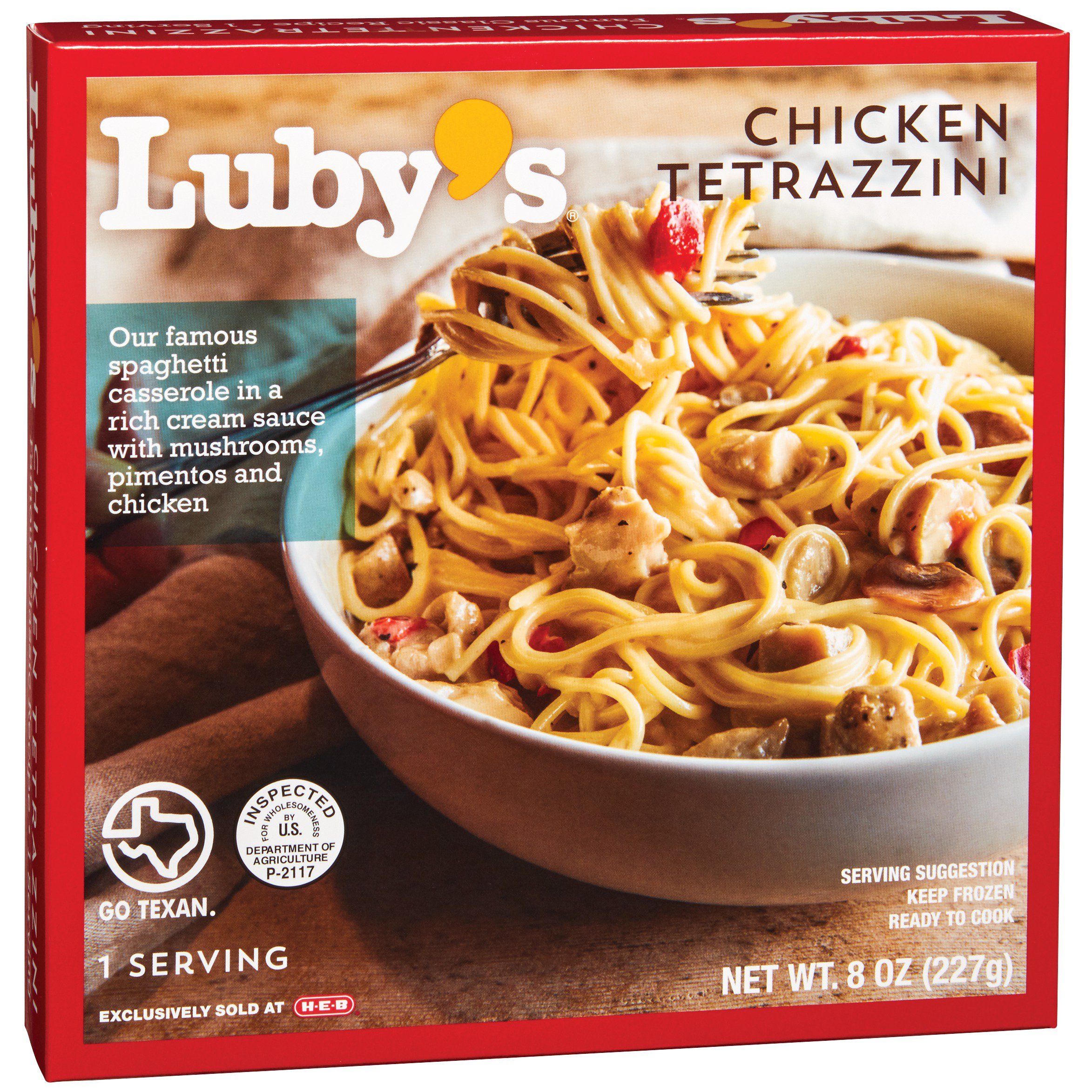 Luby's Chicken Tetrazzini Frozen Meal, 8 oz