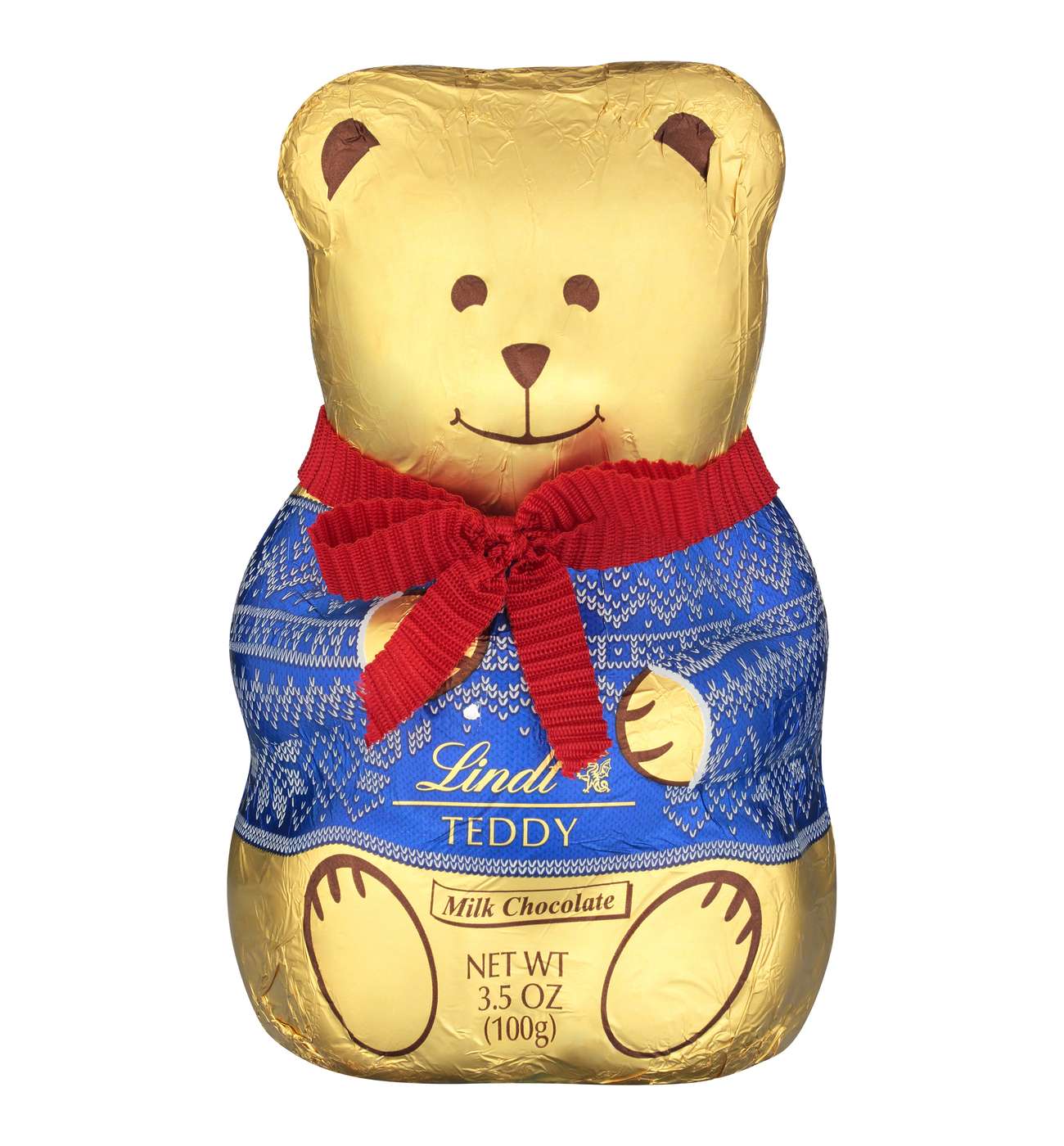 Lindt Milk Chocolate Holiday Sweater Teddy - Assorted; image 1 of 3