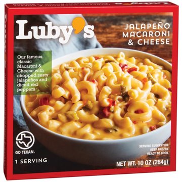 Luby's Jalapeño Macaroni & Cheese Frozen Meal, 10 oz