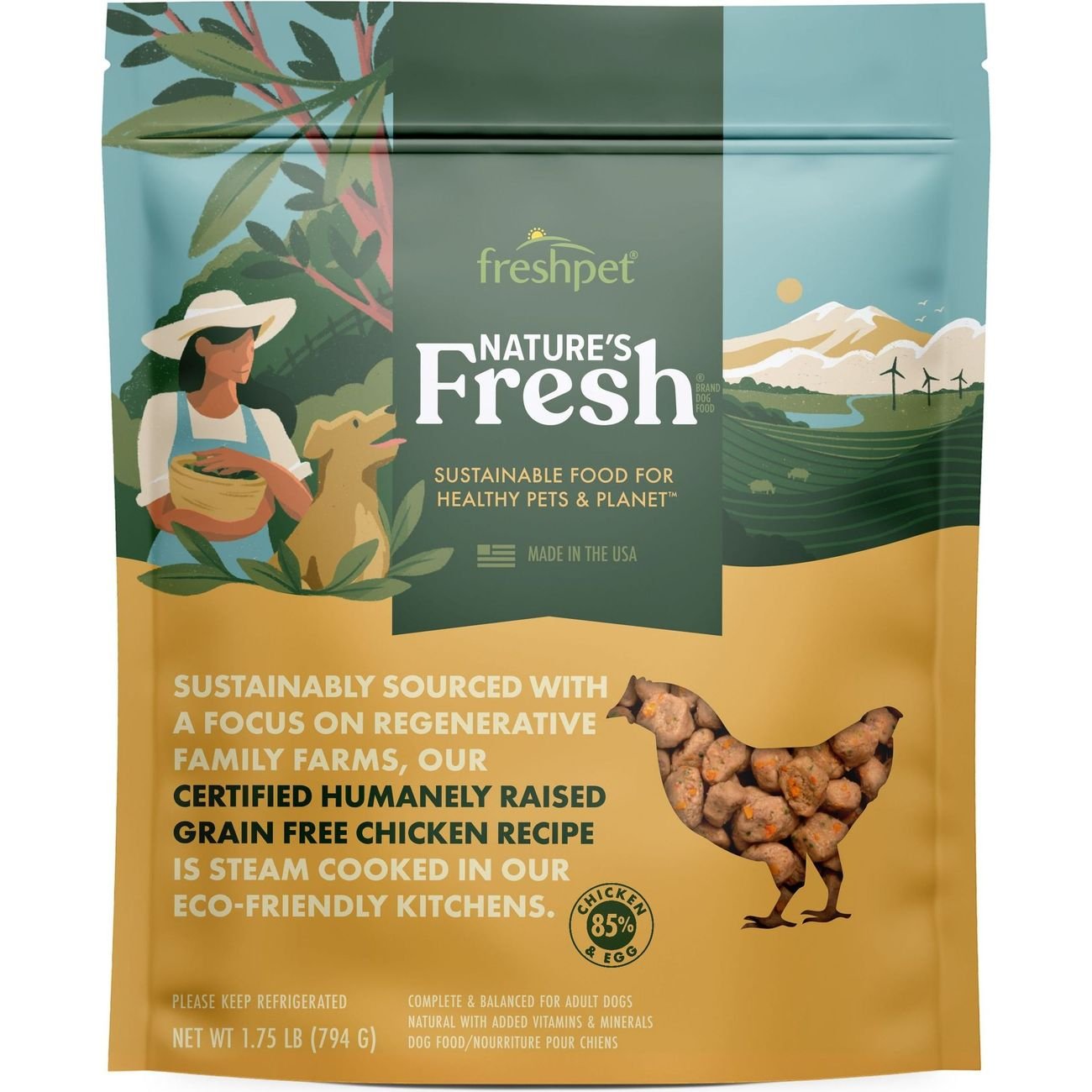 Freshpet Nature s Fresh Chicken Recipe Wet Dog Food Shop Food at